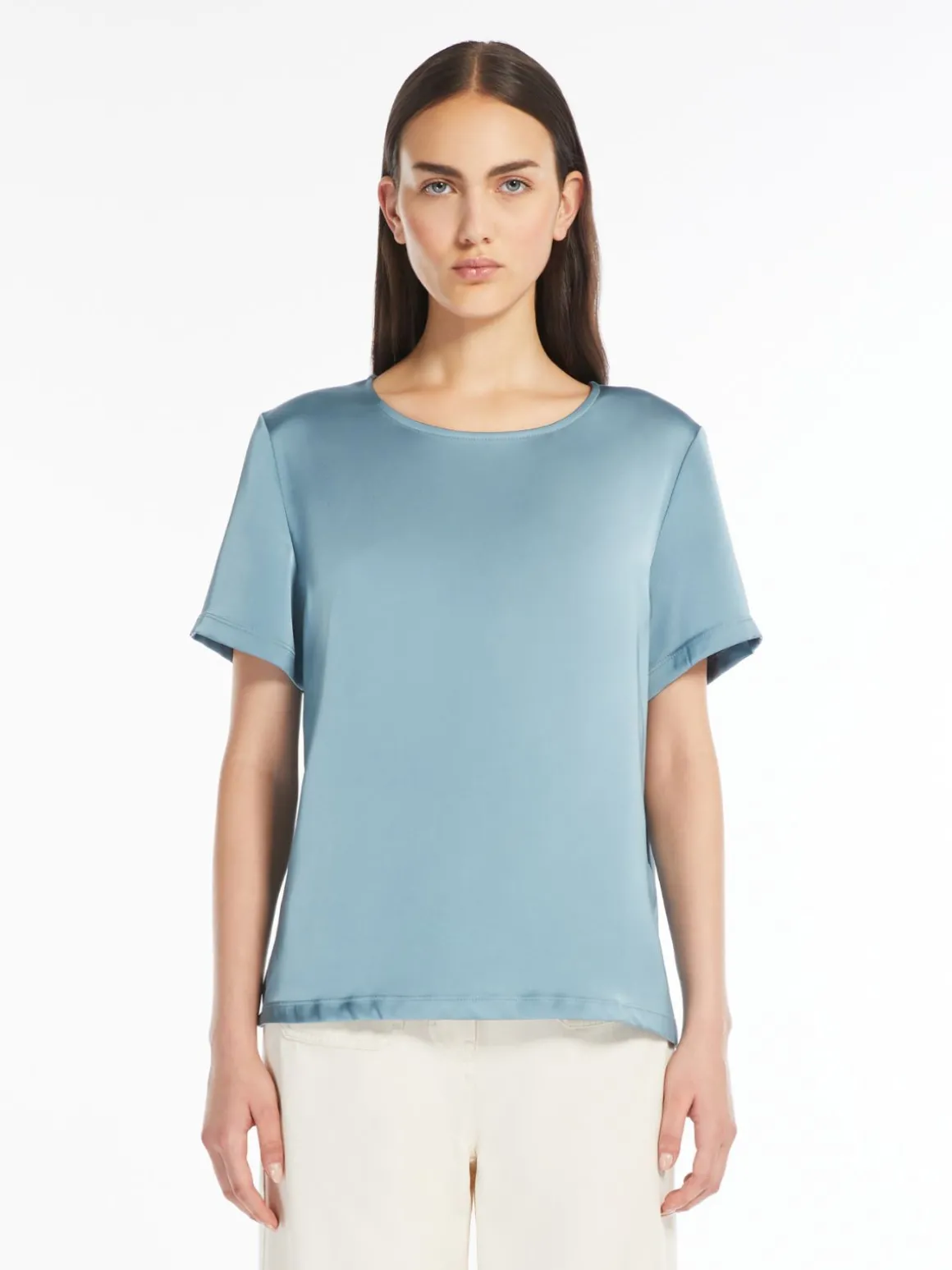Cheap T-shirt in raso e jersey T-shirt E Top